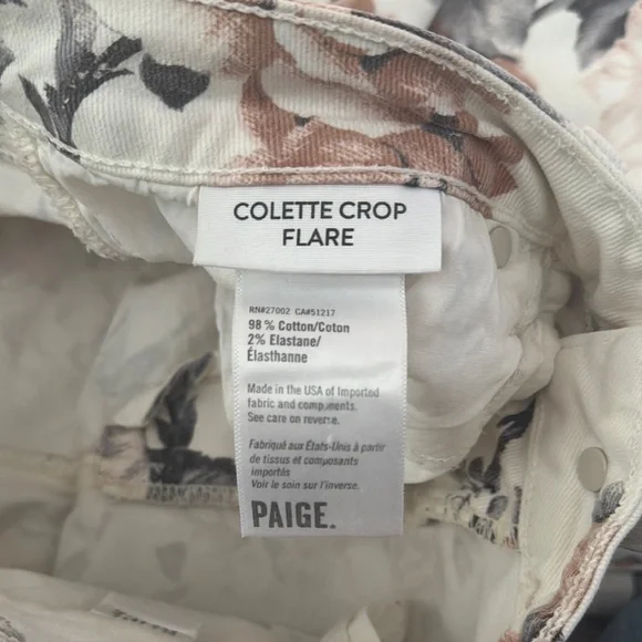 Paige Colette Crop Flare Denim - Picture 8 of 10